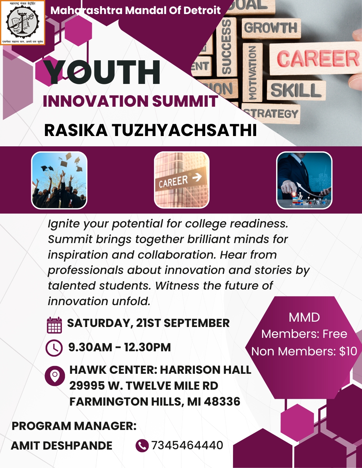 Rasika Tuzhyasathi- Youth Innovation Summit